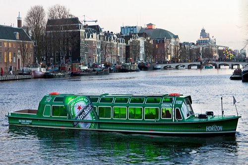 Cruzeiro pelo Canal de Amsterdã e Ingresso para a Heineken Experience